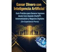Ganar Dinero con Inteligencia Artificial: Guía Práctica para Generar Ingresos desde Cero Usando ChatGPT, Automatización y Negocios Digitales (Sin Experiencia Previa)