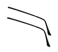 GANAZONO 1 Pair Replacement Glasses Arm Legs of Metal Eyeglass Temple Arms for Sunglasses Reading Glasses Easy Installation Streamlined Design Fit Black