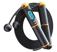 GANAZONO 1 Set Adjustable Digital Jump Rope for Fitness Cordless Weighted Design for Indoor Workouts Electronic Counting Skid Handles for Mma Gym Use