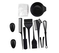 GANAZONO 1 Set Hair Color Mixing Kit DIY Hair Dye Tools Set with Bowls Brushes Ear Covers for Household Use Easy Application Durable for Sharing with Friends and Family
