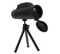 GANAZONO 1 Set High Magnification Monocular with Smartphone Clip Practical Telescope for Bird Watching Stargazing and Night Vision Comfortable Design for Home and Travel