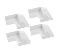 GANAZONO 1 Set Solar Panel Mount Bracket Durable Solar Panel Mounting Bracket for Rv Trailers No Drill Design for Easy Installation for Flat Roofs and Campers Set White