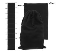 GANAZONO 10 Pcs Ski Goggle Carrying Pouches Microfiber Drawstring Bags 25x14cm Protective Glasses Sleeves for Snow Sports Storage and Travel