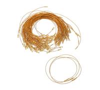 GANAZONO 1000pcs Precut Ornament Hangers with Snap Fastener Silver Plastic Holiday Decoration Strings for Christmas Tree Halloween Party Hanging Ropes and Gentle Ornaments