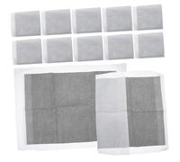 GANAZONO 100pcs Disposable Pet Cage Liners Bamboo Charcoal Puppy Pads for Small Pets Absorbent Training Pads for Rabbits Hamsters Guinea Pigs Indoor Use