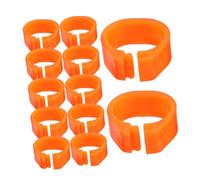 GANAZONO 100pcs Pigeon Leg Rings Numbered Plastic Bands for Birds Foot Rings Pigeon Leg Bands Marking for Poultry Identification Straps