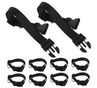 GANAZONO 10Pcs Adjustable Goat Collars Durable Sheep Collars for Livestock Non Slip Design Fits Cows Oxen Horses Practical Farm Animal Accessories