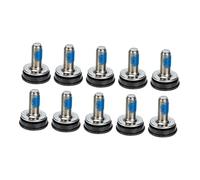 GANAZONO 10Pcs Crankset Screws for Mountain and Road Bikes Durable Bike Accessories Lightweight and Corrosion Resistant Cycling Screws Non Skid Design for Easy Installation