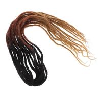 GANAZONO 10pcs Crochet Braids Hair Extensions for Women Stylish Hip Hop Braiding Hairpiece Easy to Apply Synthetic Dreadlock Wigs Unique Colorful Cross Braids Quick Installation