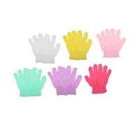 GANAZONO 10pcs Exfoliating Bath Gloves Dual-sided Shower Mitts for Dead Skin Removal Soft Body Cleaning Gloves Suitable for Spa and Shower Use Mixed Colors