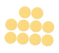 GANAZONO 10pcs Facial Sponges Exfoliating Cleansing Makeup Puff Thickness Soft Cosmetic Powder Puff for Brightening Skin Tone and Deep Pore Cleaning