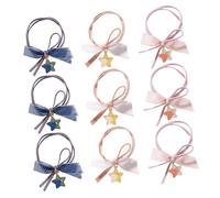GANAZONO 10PCS Fashion Knot Hair Ties for Women High Stretchy Ponytail Holders Simple Design Hair Bands for Everyday Use Random Color