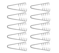 GANAZONO 10pcs Fluffy Textured Comb Volume Hair Styling Comb Wide-tooth Material for Women Men Root Lifting Tool for Bangs Shadow Perm
