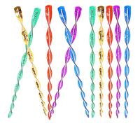 GANAZONO 10pcs Keep Birds Supplies Bird Repelling Rods Outdoor Spiral Repelling Strips Pigeon Spikes Decorative Ornament