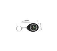GANAZONO 10pcs Mini Pocket Compass Keychain and Weatherproof Outdoor Navigation Tool Compact Portable Backpack Pendant for Hiking Camping Orienteering and Travel