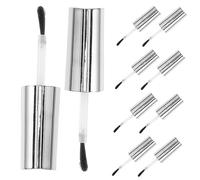 GANAZONO 10pcs Nail Polish Bottle Caps with Brush Lightweight and Reusable Nail Gel Replacement Caps for Salon and Home Use Easy to Store and Carry Lid