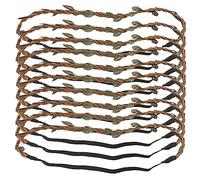 GANAZONO 10pcs Natural Leaf Wreath Hair Decor Braided Vine Headband Materials for Diy Handmade Chic Simple Headdress Accessories for Festival and Party