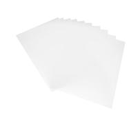 GANAZONO 10pcs Rigid Transparent PVC Sheet High Clarity Picture Frame Cover Thickness Frosted Semi Transparent Finish for DIY Projects