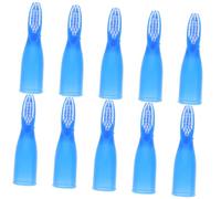 GANAZONO 10Pcs Soft Bristle Toothbrush with Large Handle Compact and Portable Design for Cleaning for Mobility Users Prisons and Care Facilities