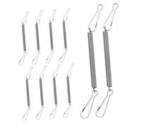 GANAZONO 10Pcs Spring Hooks for Water Bottles Secure Clips for Rabbit Hamster Cages Easy Installation Holder for Small Animal Enclosures Compatible with Wire Cages