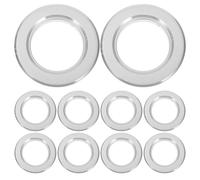 GANAZONO 10pcs Stainless Steel Bird Nest Box Hole Guards Anti-bite Metal Ring Protectors for Parrot Breeding Boxes Replacement Bird Nest Rings for Outdoor Wooden Birdhouses