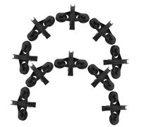GANAZONO 10pcs Suction Cup Clips for Fish Tank Divider Durable Isolation Plate Holders for Aquariums Easy to Install Aquarium Accessories Black Breeding Clips for Tank Organization