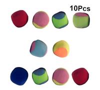 GANAZONO 10Pcs Suction Cup Sticky Balls for Creative Soft Ball for Outdoor Toss Catch Game Fun Kindergarten Target Random Colors