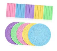 GANAZONO 120Pcs Compressed Facial Sponges for Washing Face Exfoliating Makeup Removal for Cleansing Reusable Versatile Sponges for All Skin Types