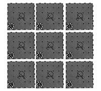 GANAZONO 12pcs Aquarium Bottom Filter Boards Pvc Sand Divider Plates Black Fish Tank Separator Easy to Lay Bottom Mud and Strengthen Water Permeability for Fish Tank Supplies