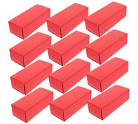 GANAZONO 12pcs Brown Kraft Drawer Box for Lipstick Perfume Essential Oil Gift Wrapping Organizer for Valentine Day Special Occasions