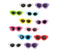 GANAZONO 12Pcs Dog Sunglasses Hair Clips Mixed Colors Cute Puppy Hair Accessories Lightweight for Festivals Parties and Daily Use