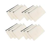 GANAZONO 12pcs Portable Makeup Storage Bags DIY Heat Transfer Blank Cosmetic Holders for Travel Compact Design for Personalised Patterns for Women and Girls