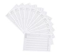 GANAZONO 12Pcs Premium Golf Scorecards Durable Coated Score Recording Tool for Outdoor Activities Convenient Scorekeeping Supplies for Competitions and Practice
