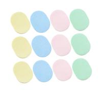 GANAZONO 12pcs Thick Face Cleansing Sponges Makeup Powder Puff High-density Elastic Cosmetic Cleaning Puff for Women Portable Lightweight