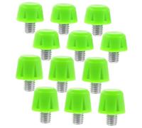 GANAZONO 12pcs Threaded Plastic Football Shoe Cleats for Improved Grip and Stability Lightweight Anti-skid Replacement Studs for Soccer and Rugby Shoes Various Grass Conditions