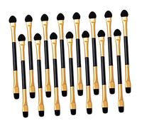 GANAZONO 15Pcs Double Headed Eyeshadow Brush for Versatile Eye Makeup Suitable for Home Travel and Professional Use for Eyeshadow Nose Shadow and Lip Application
