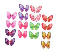 GANAZONO 16Pcs Decorative Dog Bow with Elastic Bands Pet Accessories for Puppy Hair Ties Party Use Various Styles for Charming Grooming