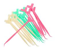 GANAZONO 18pcs Eyelash Lifting Tools Professional Shaped Eyelash Perming Sticks for Easy Grafting and Separation Lightweight Design for Lash Crafting and Extension Techniques Pink Green