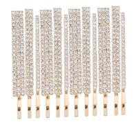 GANAZONO 18pcs Rhinestone Side Hair Clips Lightweight Sparkly Bangs Bobby Pins for Weddings Parties Casual Styling Decorative Barrettes