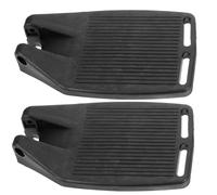 GANAZONO 1Pair Wheelchair Footrest Replacement Ergonomic Slip Leg Rest with Enhanced Stability Durable Material for Users with Lower Limb Movement Disorders
