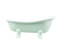 GANAZONO 1pc Ceramic Hamster Bathtub Pet Bathing Tub Sleeping Bed Cool Comfortable Shelter for Hamsters Pets Durable Cute Design Green