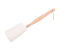 GANAZONO 1pc Natural Loofah Back Scrubber Gentle Exfoliating Bath Brush for Body Cleaning Handle Removable Design for Scrubbing Back and Promoting Healthy Skin