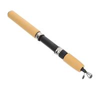 GANAZONO 1Pc Portable Retractable Ice Fishing Rod Ultra Short Design Convenient Fishing Supply for Lakes Rivers Ponds Skid Resistant Handle for Fishing Enthusiasts