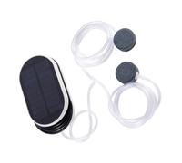 GANAZONO 1Pc Solar Powered Oxygen Aerator for Fish Tank Pool Portable Oxygen Pump with Lithium Battery for Outdoor Use Aquatic Product Transportation