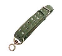 GANAZONO 1Pc Thickened Wear Resistant Cattle Feeding Collar for Livestock Adjustable Neck Strap for Cow Sheep Horse Durable Canvas Material with Strong Pin Buckles for Animal Husbandry