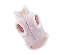 GANAZONO 1pc Warm Dog Vest Harness Soft Skin-friendly Pet Supplies for Autumn Winter Stylish Design Ring Leash Attachment Random Style for Dogs