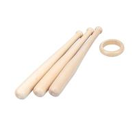GANAZONO 1pc Wooden Mini Baseball Bat Display Holder Rack Elegant Baseball Stand for Museum Bats Small Circle