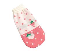 GANAZONO 1pc Woven Woolen Yarn Sweater Cute Strawberry Pattern Warm Pet Costume for Christmas Random Color Cozy Clothes for Puppies and Kittens for Pet Parties and Photos