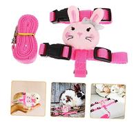 GANAZONO 1Set Adjustable Animal Harness and Leash for Rabbits Ferrets and Kittens Lightweight Escape Traction Rope for Easy Control During Outdoor Walks