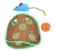 GANAZONO 1Set Interactive Cat Tunnel with Nine Holes Design Engaging Hiding Spaces for Cats Durable Cloth Material for Indoor Play and Enrichment Activities